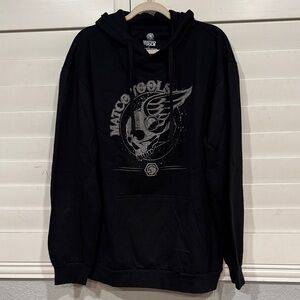 Mac Tools Black Graphic Hoodie for Men